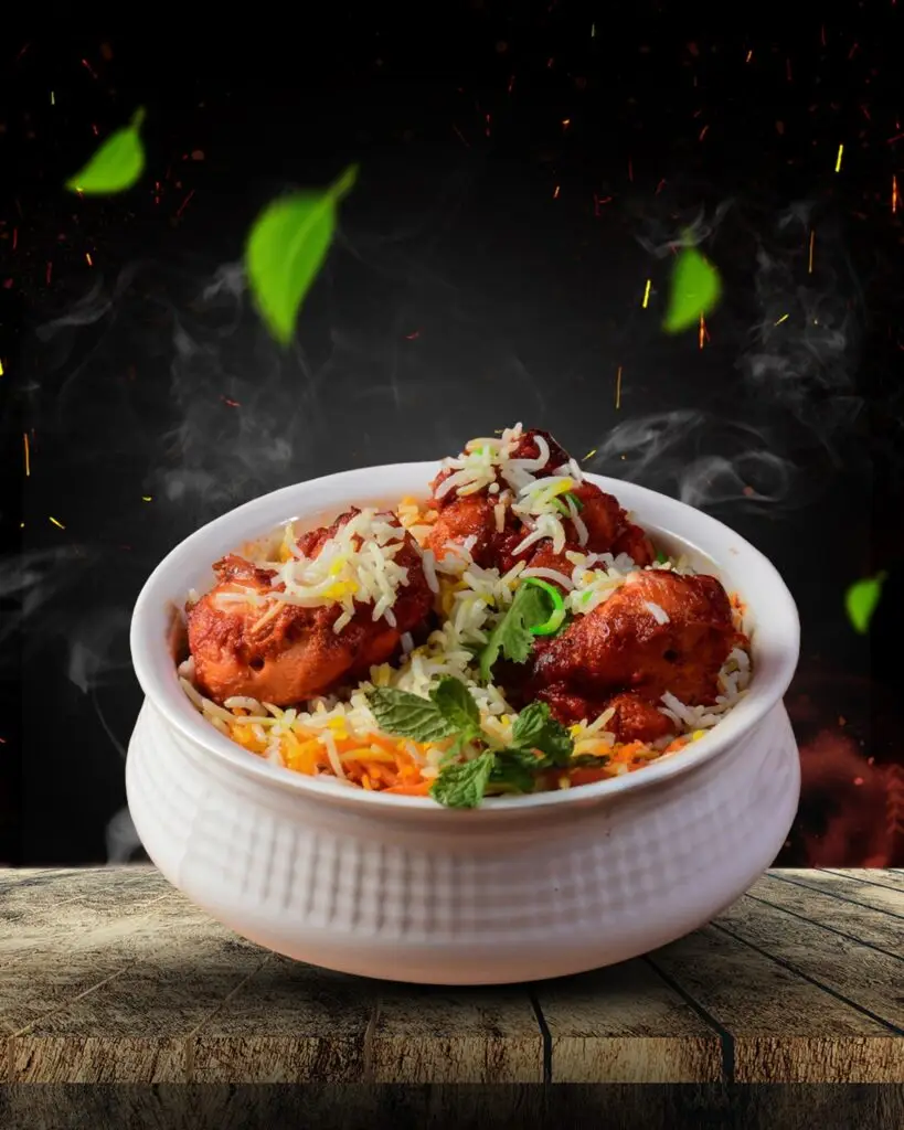 Authentic Chicken tikka Biryani from best indian cloud kitchen in Riyadh